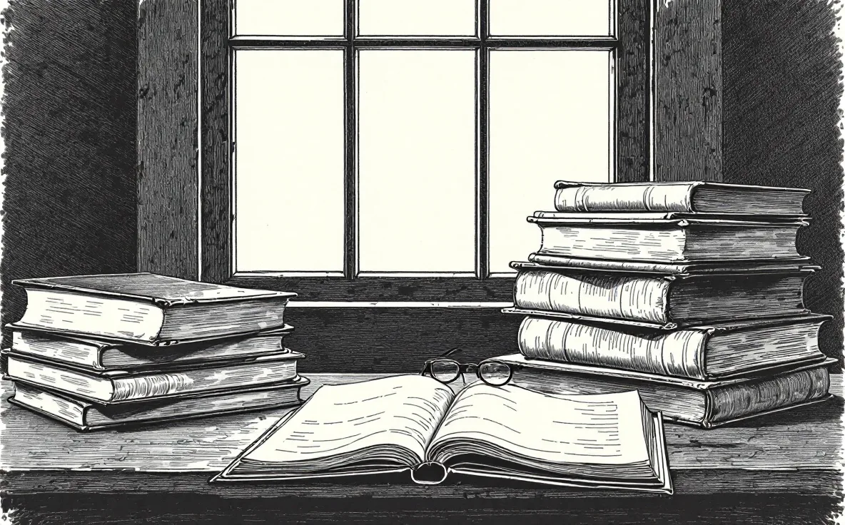 Editorial illustration for books and ideas